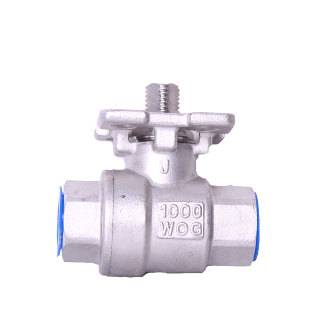 L-shaped three-way ball valve